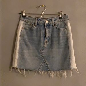 Pacsun denim mini skirt